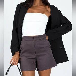 NWT Princess Polly Jonna Shorts in Slate